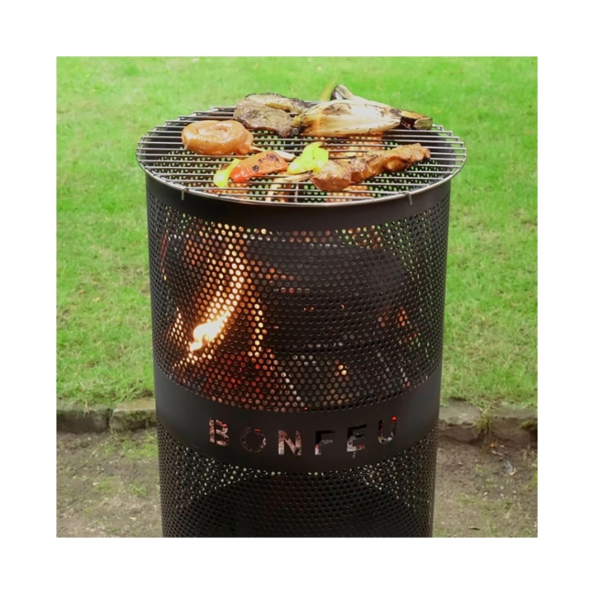 Chimenea de Leña Exterior Bonves 34 Negro-9
