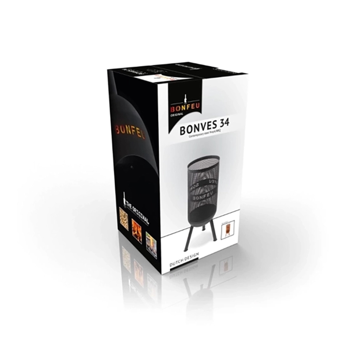 Chimenea de Leña Exterior Bonves 34 Negro-7