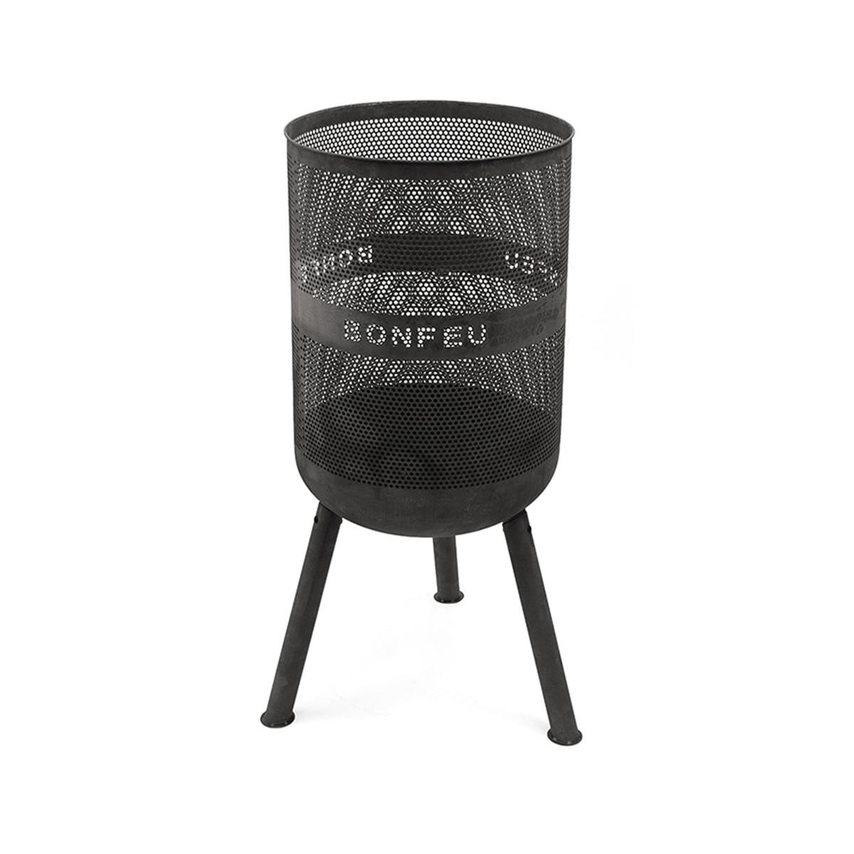 Chimenea de Leña Exterior Bonves 45 Negro-3