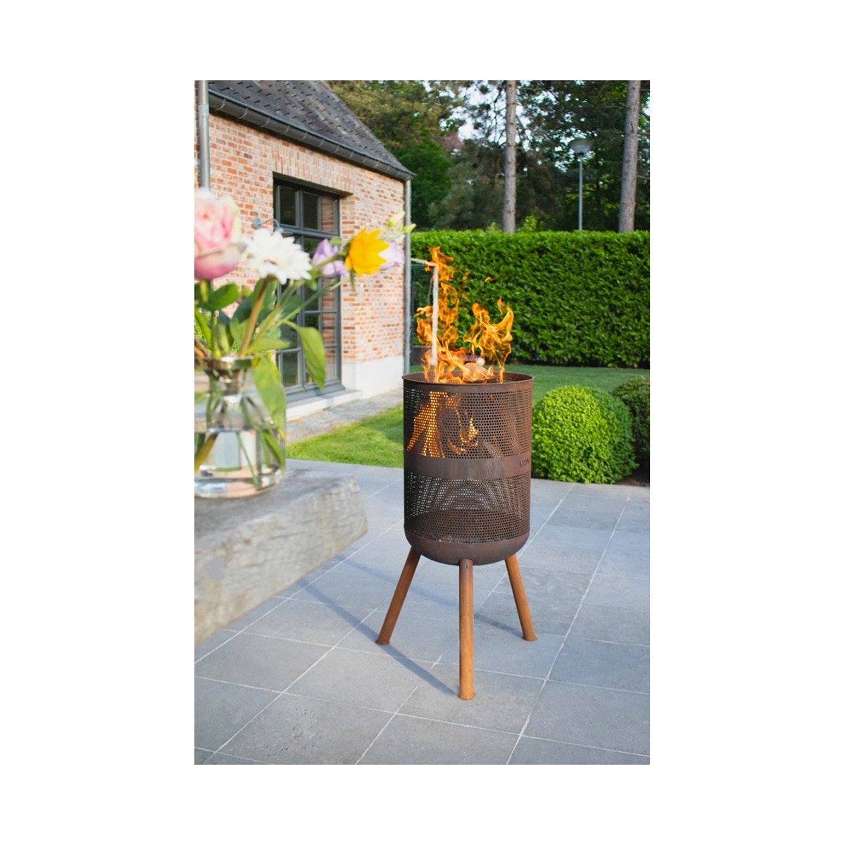 Chimenea de Leña Exterior Bonves 45 Óxido-7
