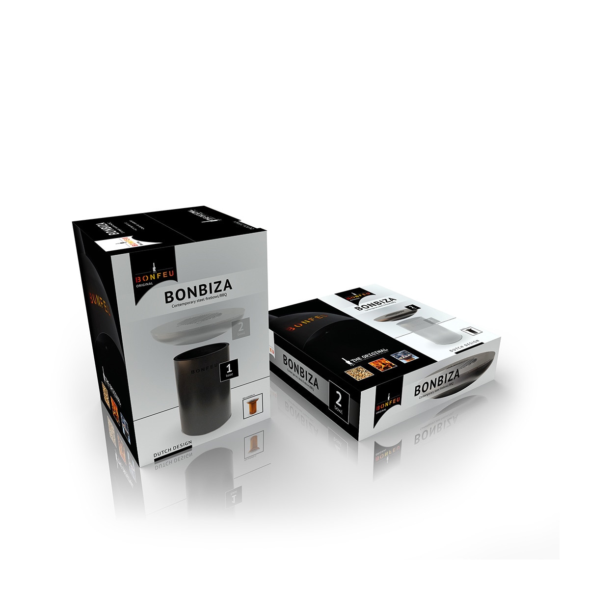 Chimenea de Leña Exterior Bonbiza Black Negro-6