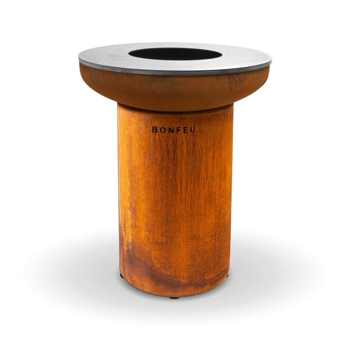 Chimenea de Leña Exterior Bonbiza Corten Óxido-3