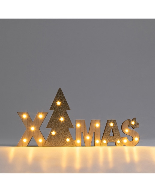 Imagen 0 de Letrero decorativo con luz Navidad El Corte Inglés