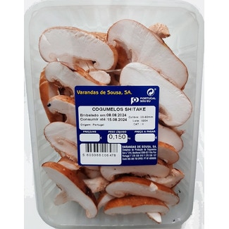 Cogumelos Shitake Laminados embalagem 150 g