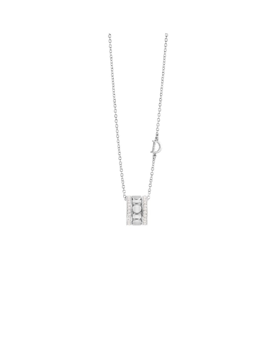Colar Belle Époque Reel em Ouro Branco e Diamantes 1