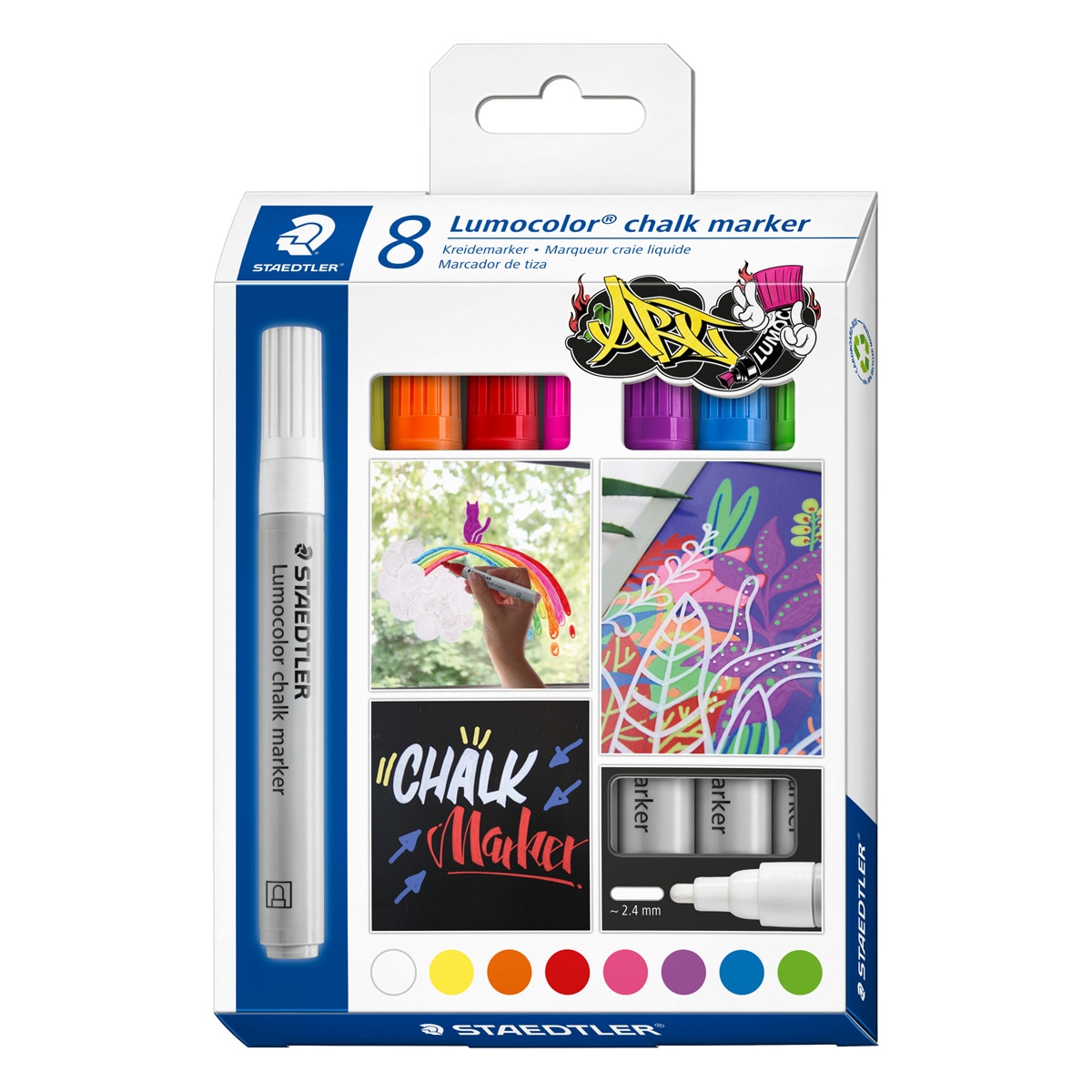 Imagen 0 de Rotuladores lumocolor chalk marker Staedtler
