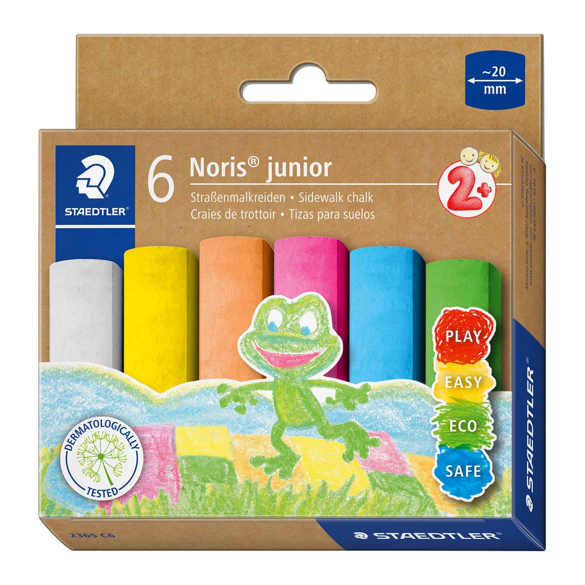 Gizes coloridos Staedtler noris junior Sortido-1