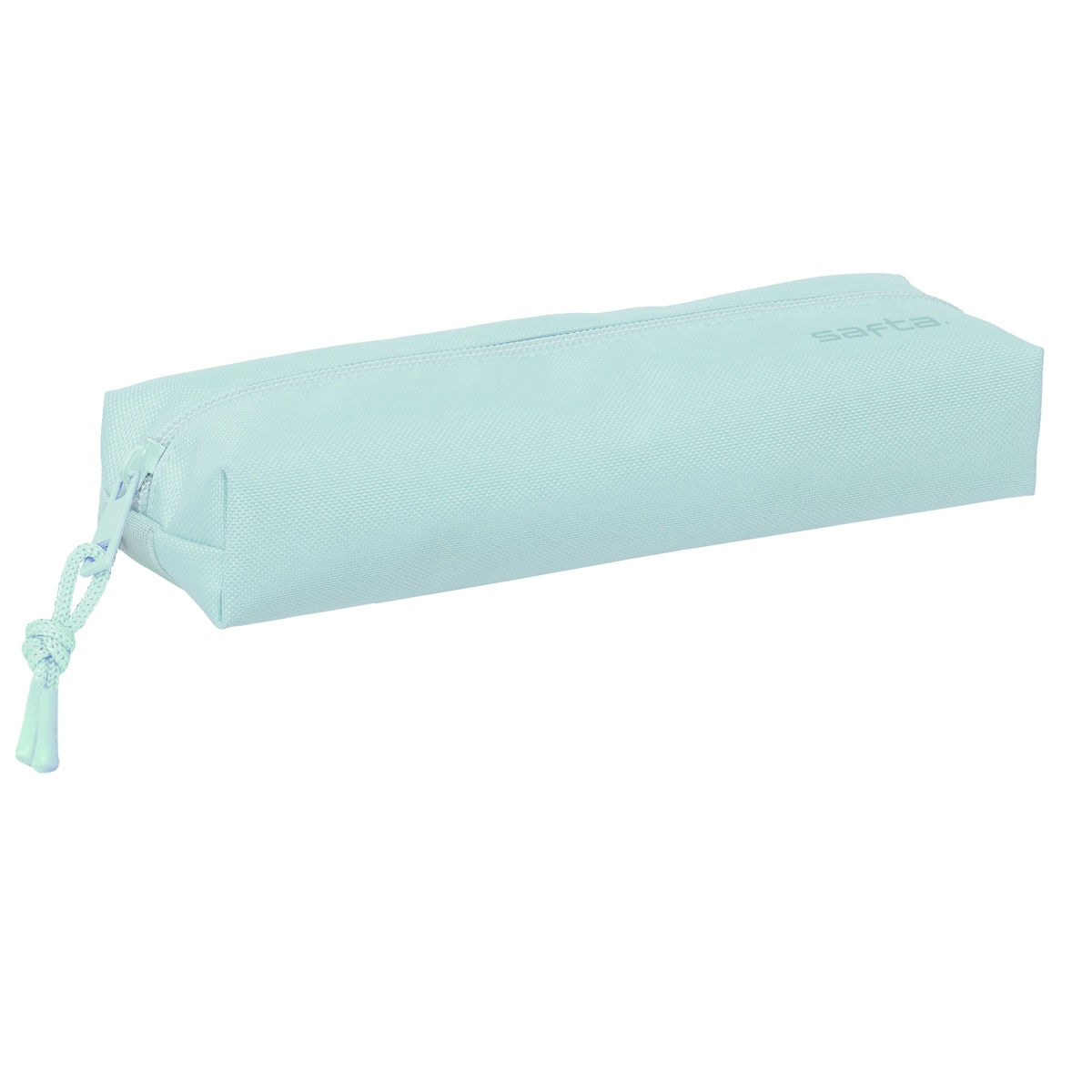 Estojo retangular para lápis com elástico 22cm Safta azul claro Azul-claro-1