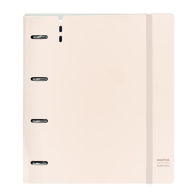 Imagen 0 de Carpeblock polipropileno foam 4 anillas 35mm con recambio Safta rosa claro