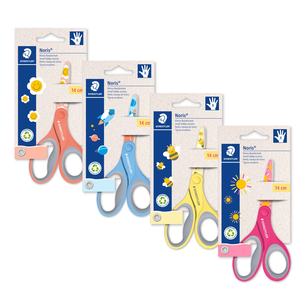 Imagen 0 de Tijera de colores con agarre ergonómico Staedtler