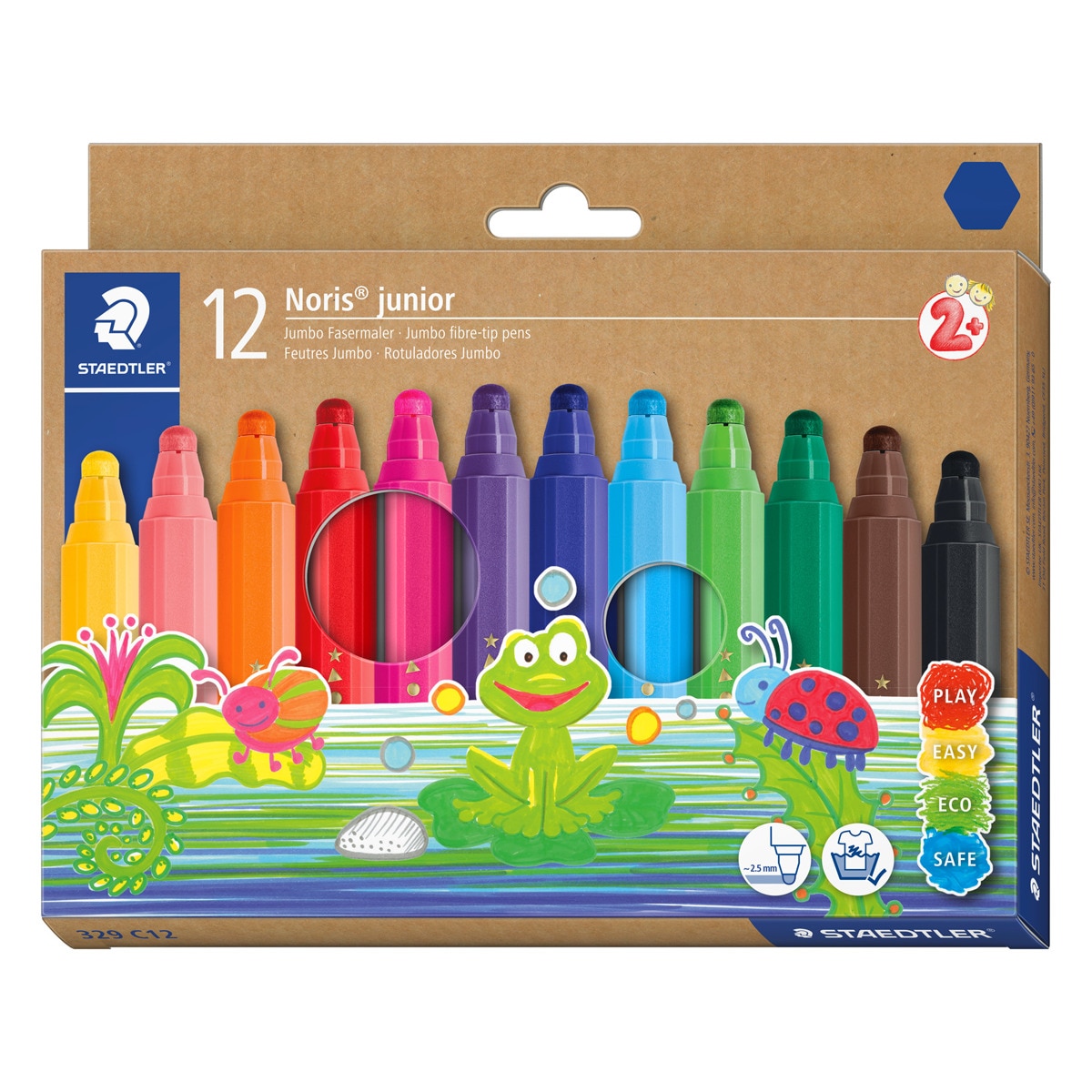 Imagen 0 de Rotuladores colores surtidos noris junior Staedtler