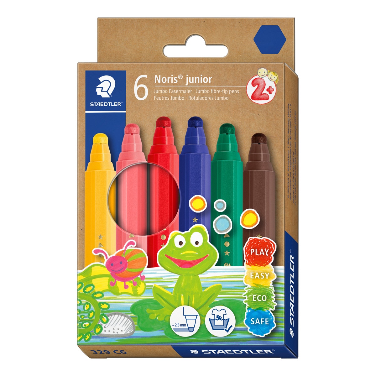 Imagen 0 de Rotuladores colores surtidos noris junior Staedtler