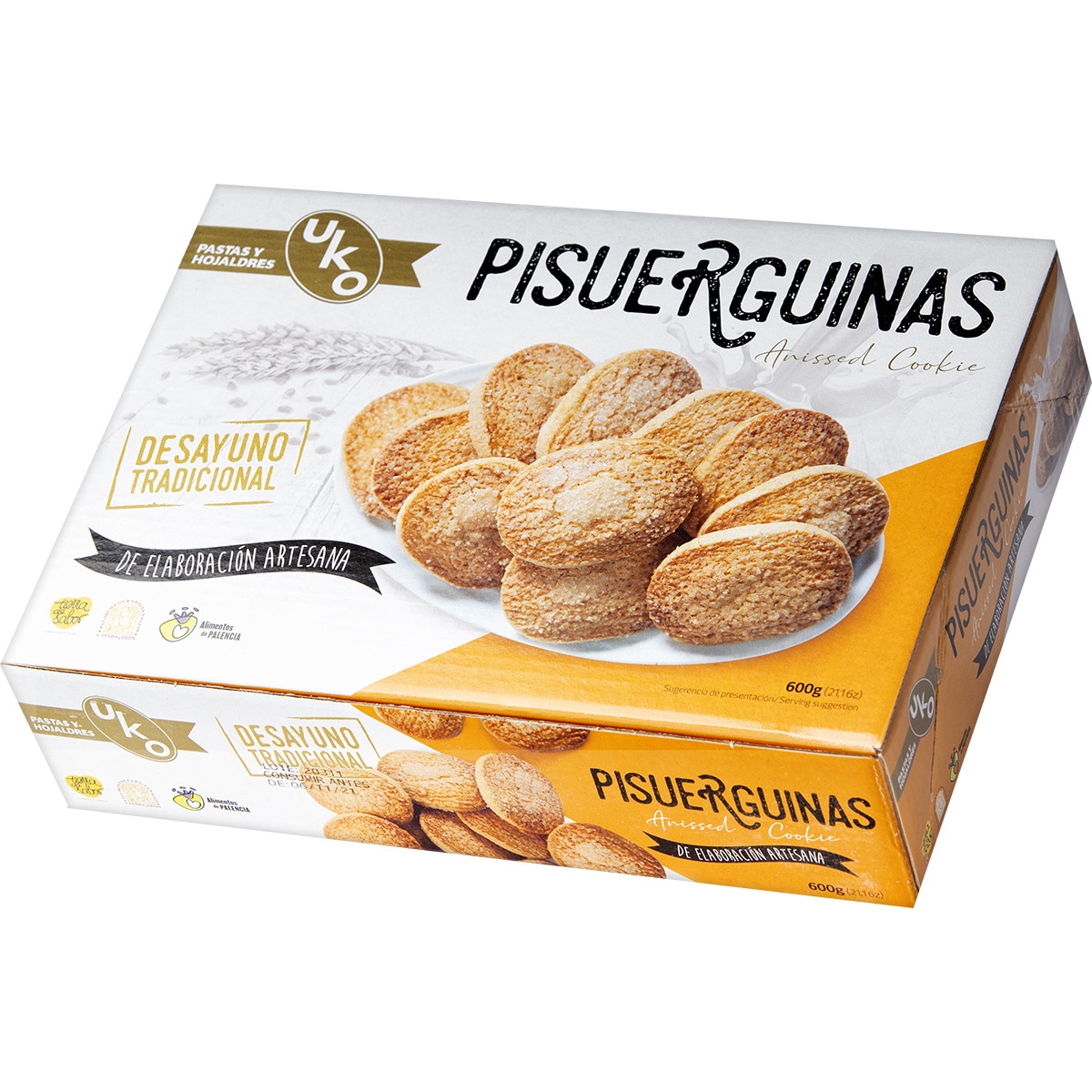 pisuerguinas pastas castellanas con toque de anís estuche 600 g