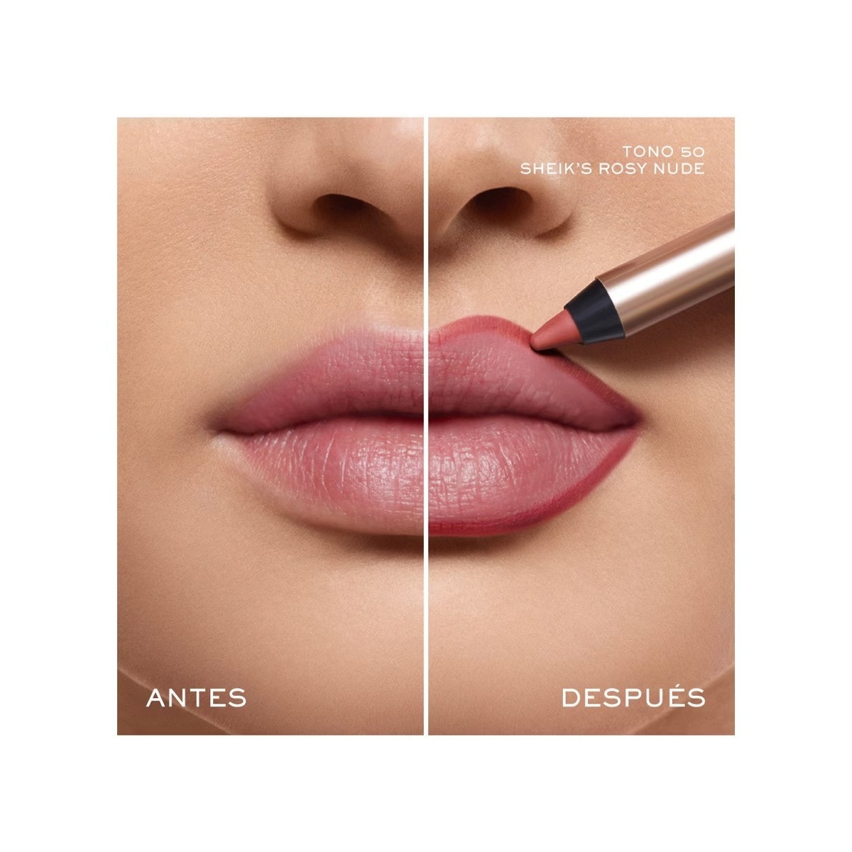 Lip Idôle Liner Delineador de Lábios com Acabamento Mate 50 Sheik's rosy nude-4