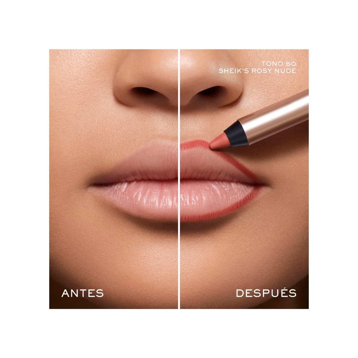 Lip Idôle Liner Delineador de Lábios com Acabamento Mate 50 Sheik's rosy nude-5