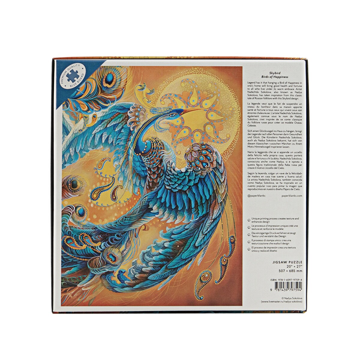 Puzzle de 1.000 peças Pájaro de Cielo Paperblanks 2
