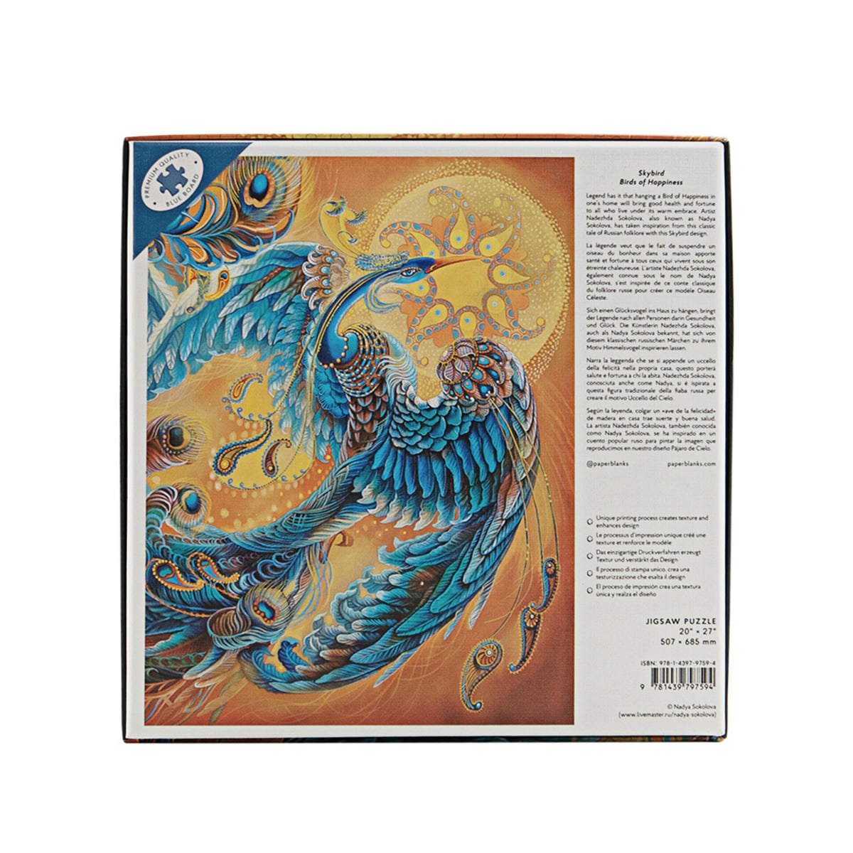 Puzzle de 1.000 peças Pájaro de Cielo Paperblanks 2