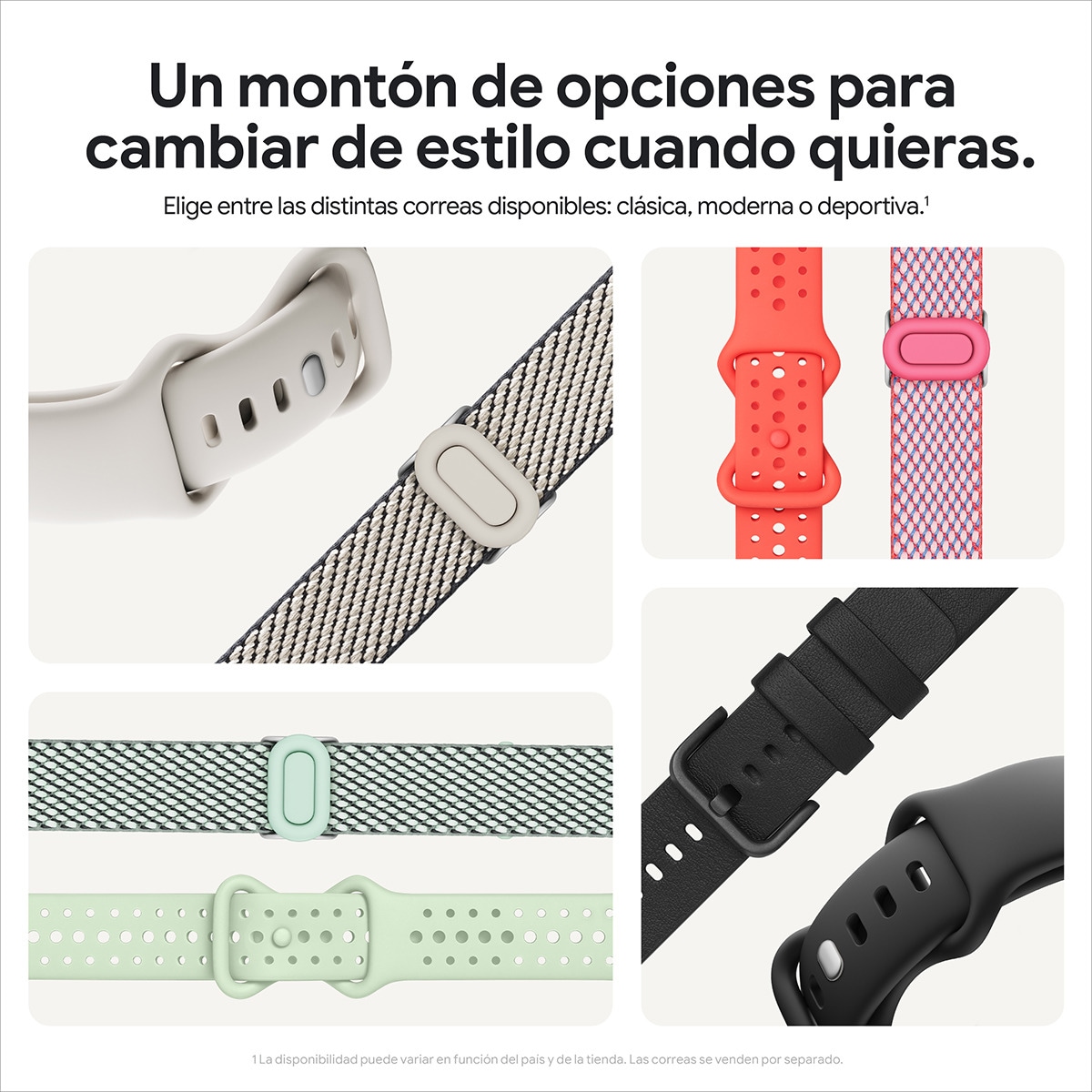 Google Pixel Watch 3 45mm, Caja de aluminio color plata pulida y correa deportiva color porcelana, Wi-Fi Smartwatch Plata / Blanco-13