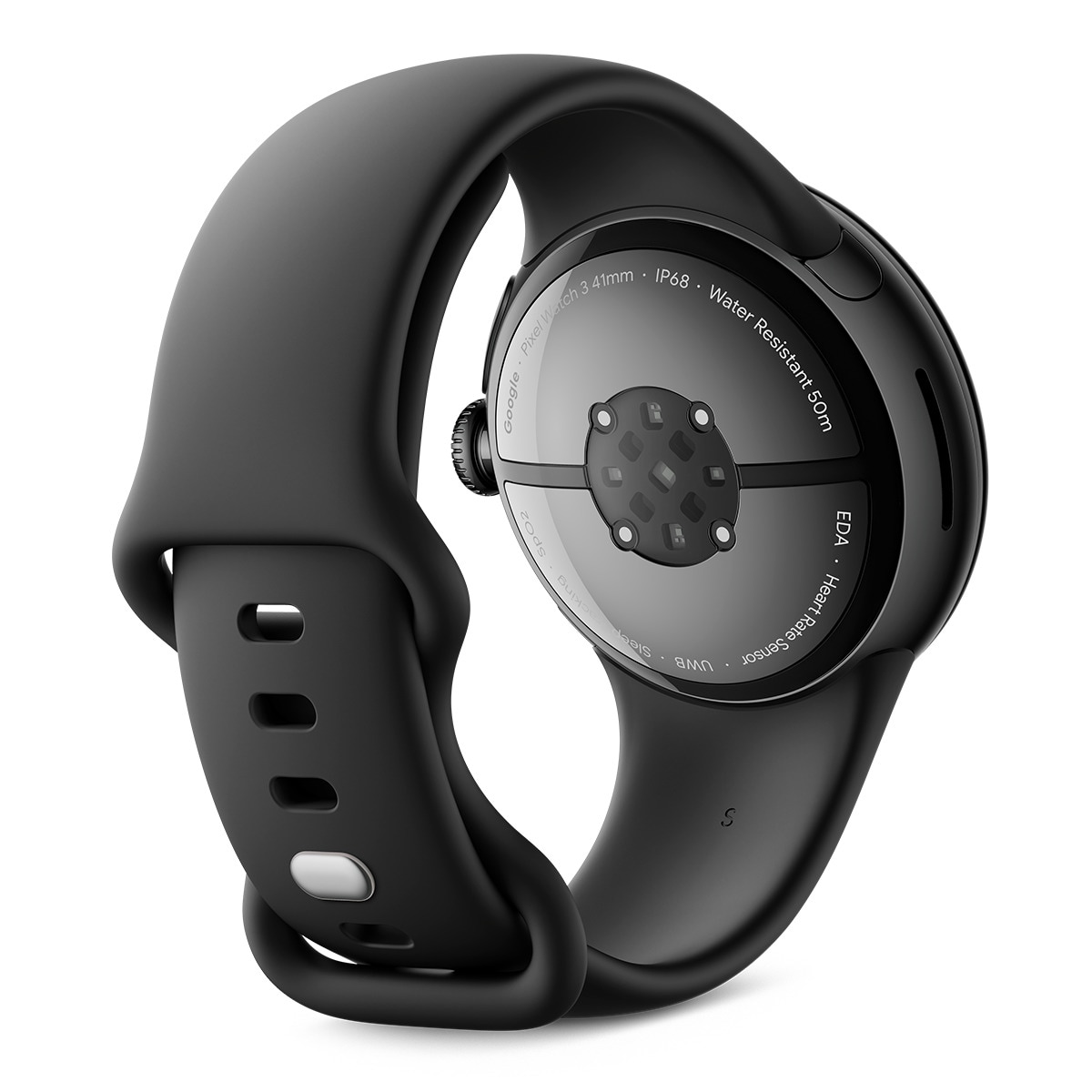 Google Pixel Watch 3 41mm, Caja de aluminio color negro mate y 