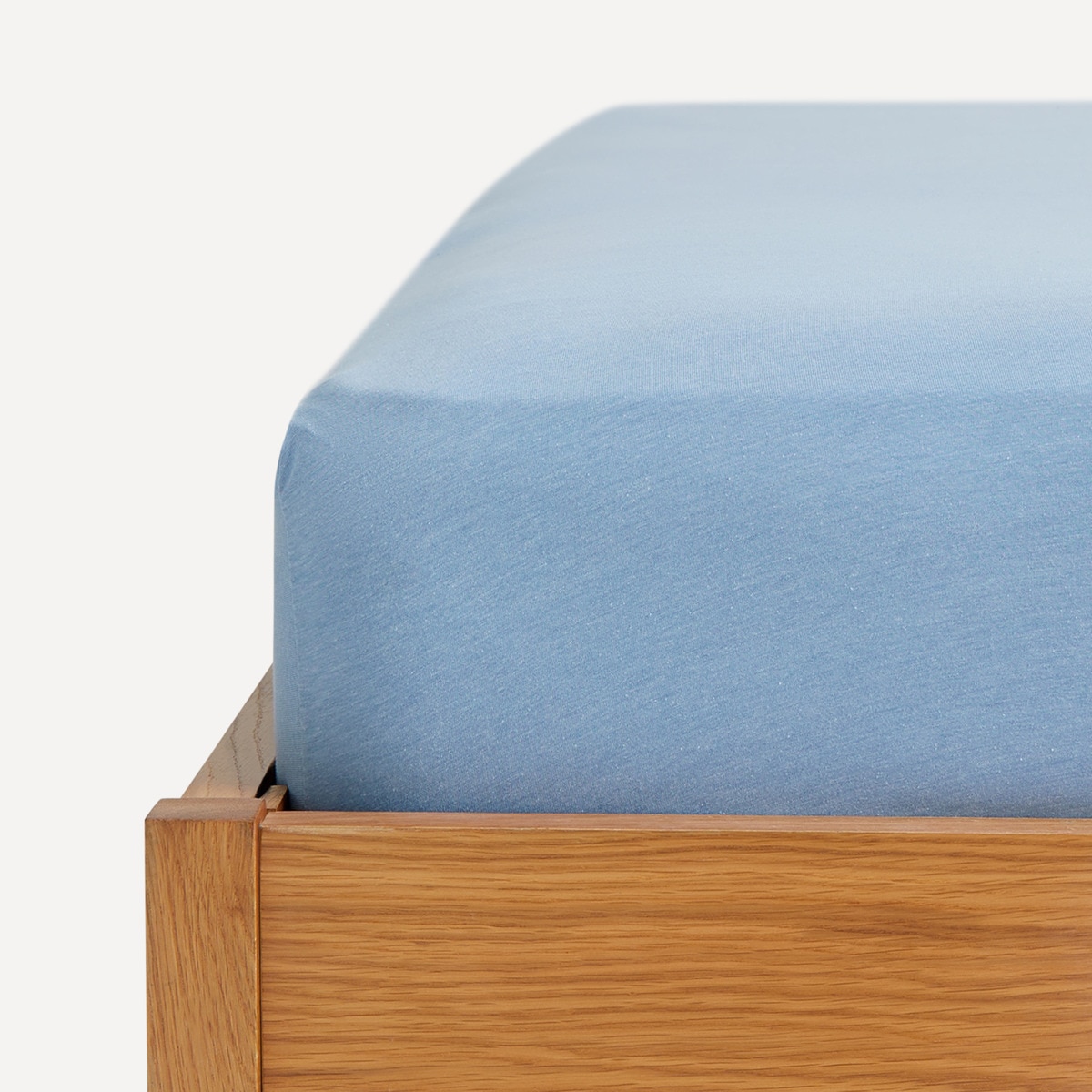 Sábana bajera ajustable Jersey Liso Basics El Corte Inglés Azul-1