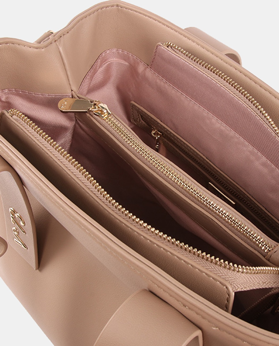 Mala Shopper Pequena Bege-4