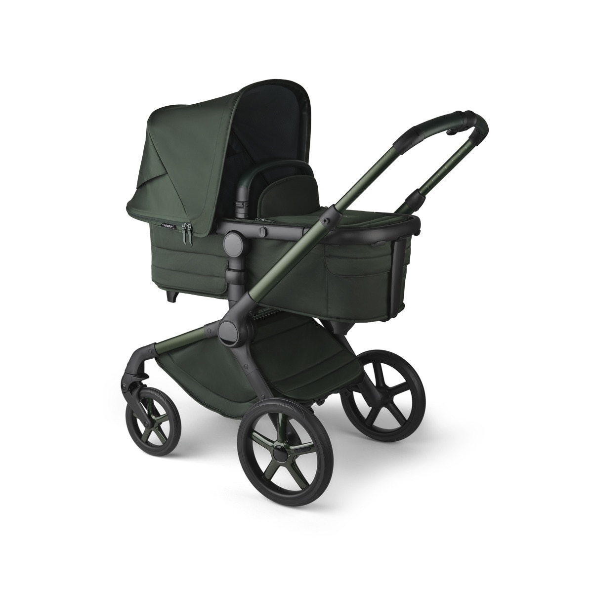 Carro de bebé Bugaboo Fox 5 completo Edición Limitada Noir Verde oscuro-1