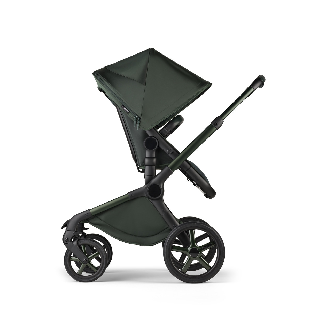 Carro de bebé Bugaboo Fox 5 completo Edición Limitada Noir Verde oscuro-13
