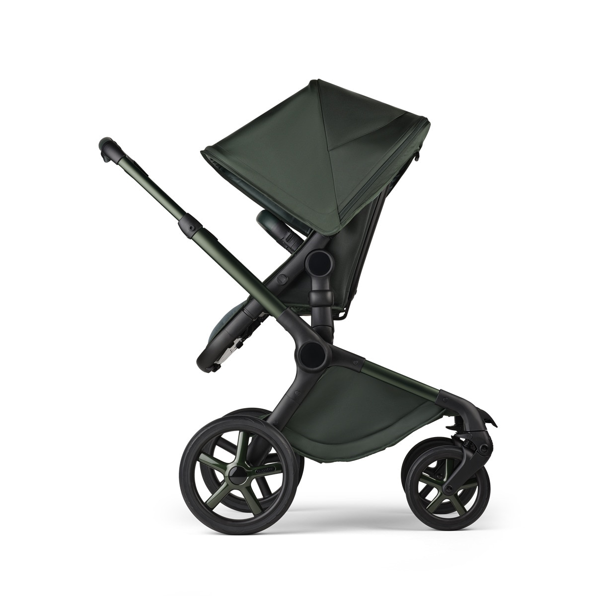 Carro de bebé Bugaboo Fox 5 completo Edición Limitada Noir Verde oscuro-19