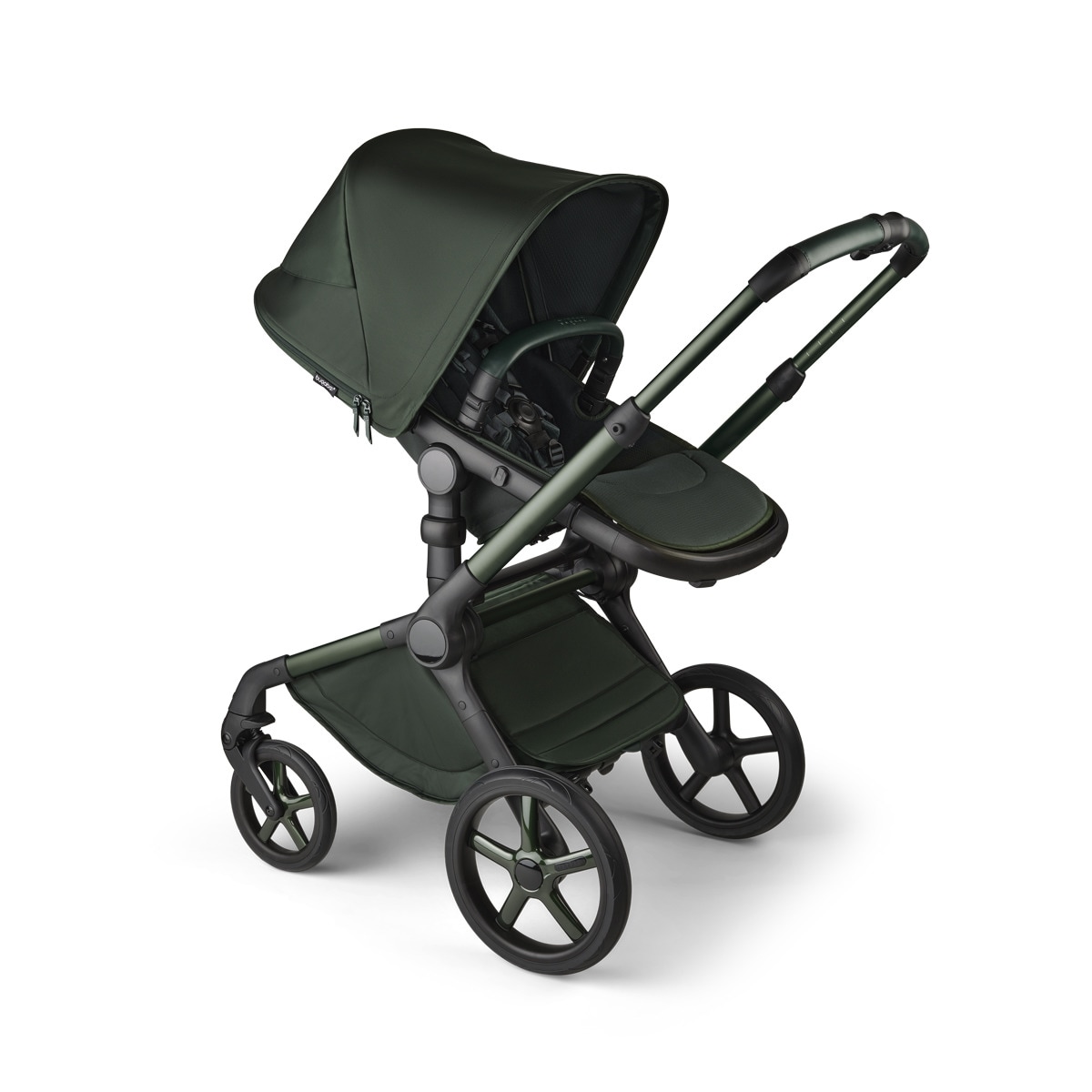 Carro de bebé Bugaboo Fox 5 completo Edición Limitada Noir Verde oscuro-16