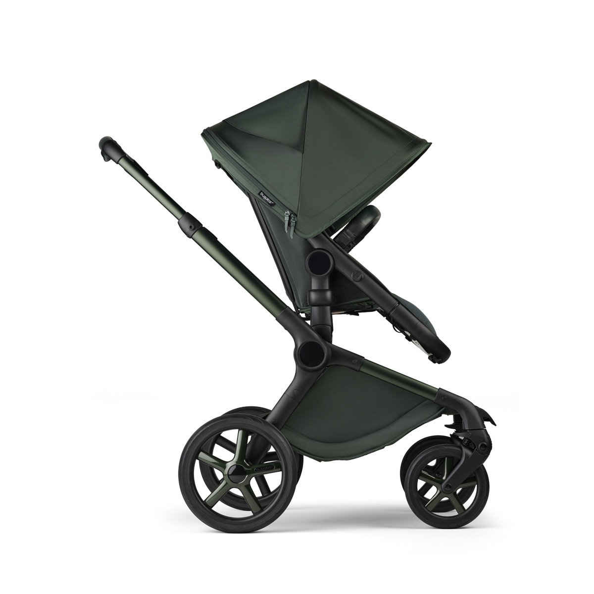 Carro de bebé Bugaboo Fox 5 completo Edición Limitada Noir Verde oscuro-14