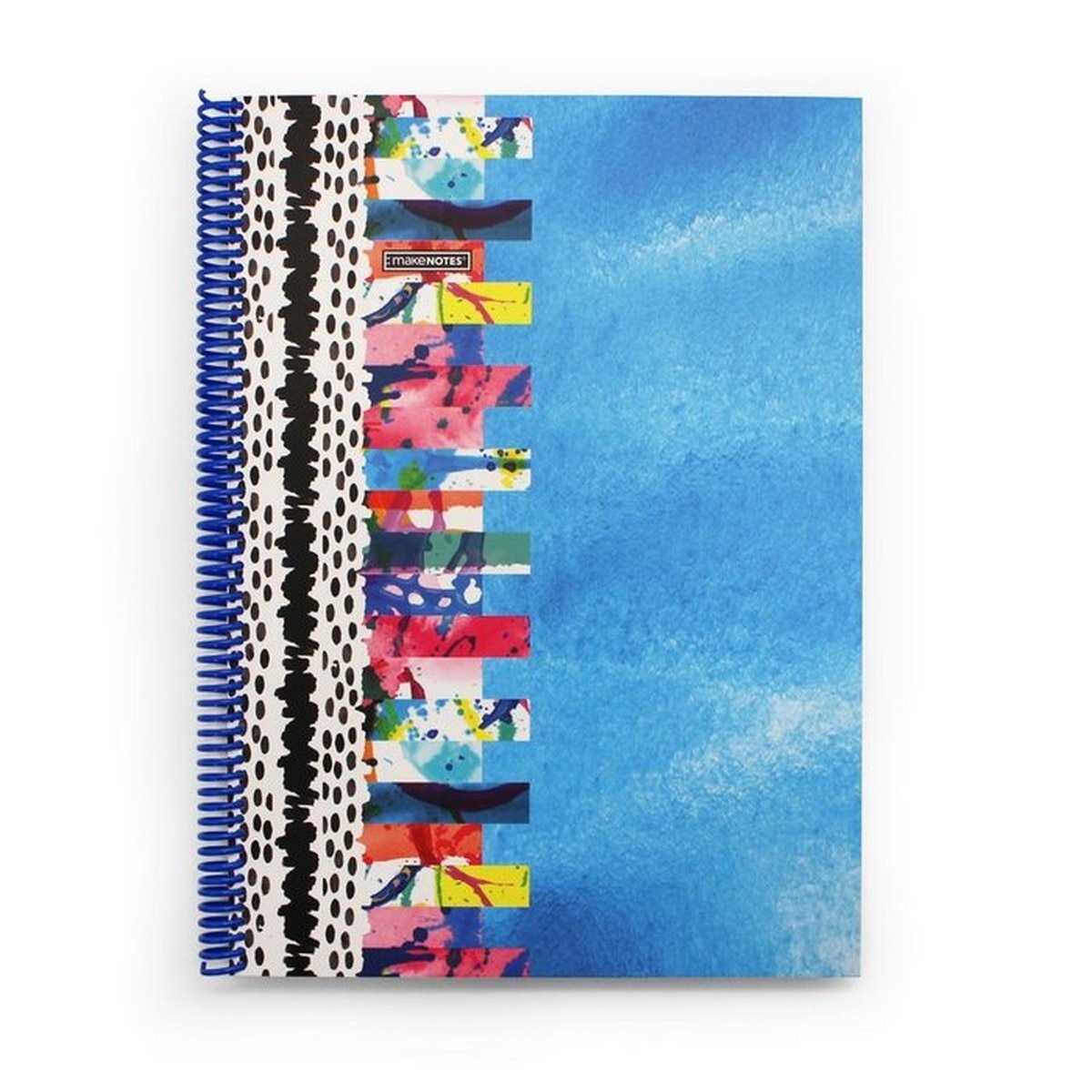 Imagem 0 de Bloco de notas espiral a4 com 100 folhas 80g grunge colorido