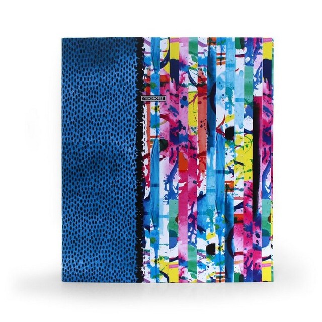 Imagem 0 de Pasta de arquivo a4 de 2 argolas com lombada 40 mm grunge colorido