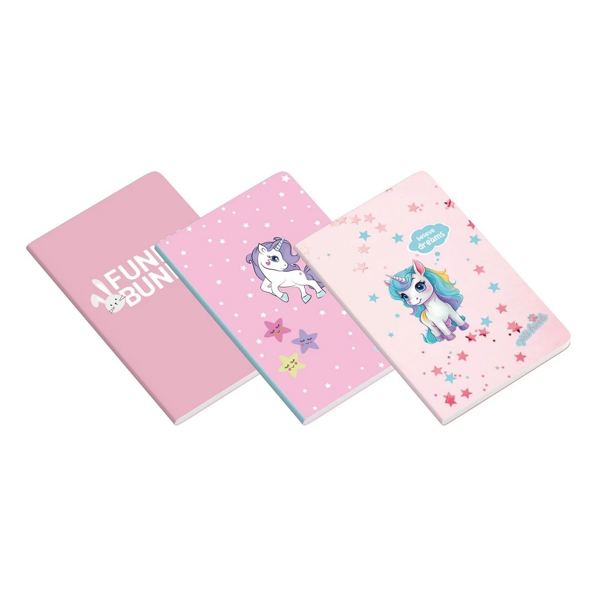 Caderno Agrafado A5 48F 90G Believe in Dreams Pautado 1