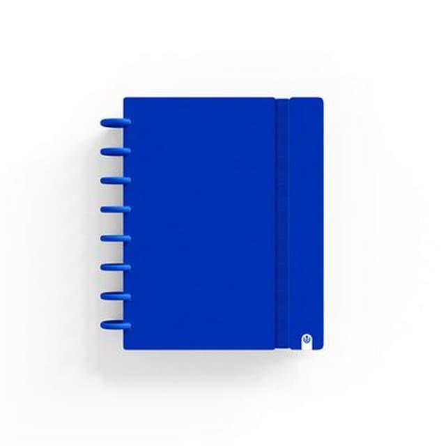 Imagem 0 de Caderno Ingeniox  A5  Pautado  80Folhas  100G  Foam com Elástico  Azul Escuro