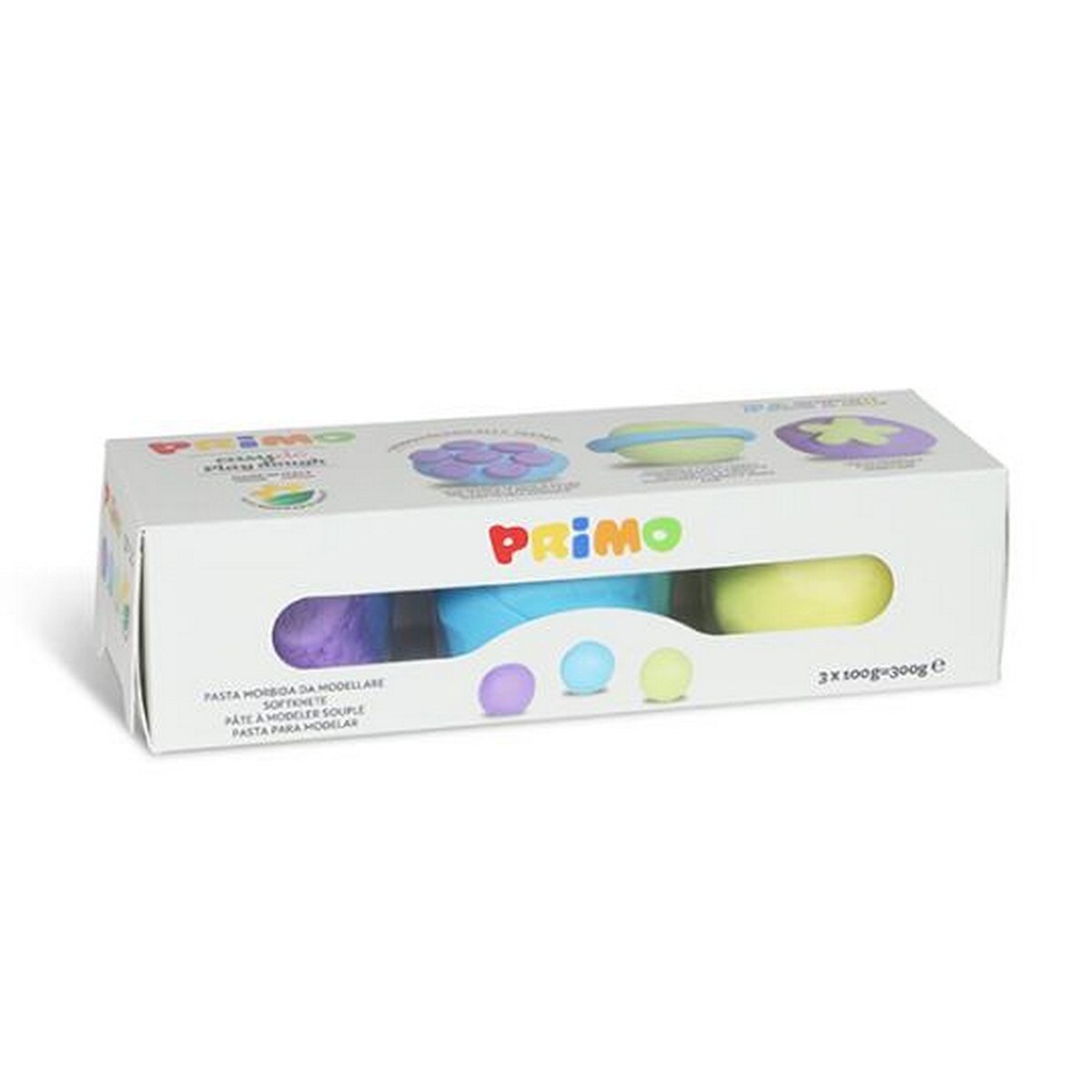 Plasticina Primo c/3 cores pastel 2