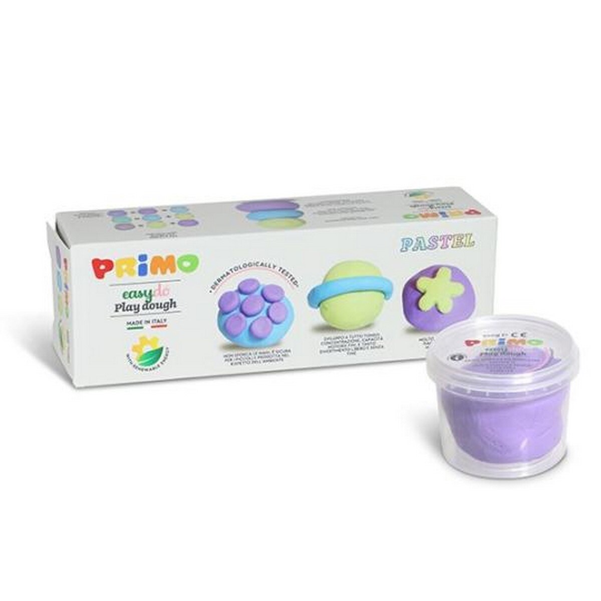 Plasticina Primo c/3 cores pastel 1