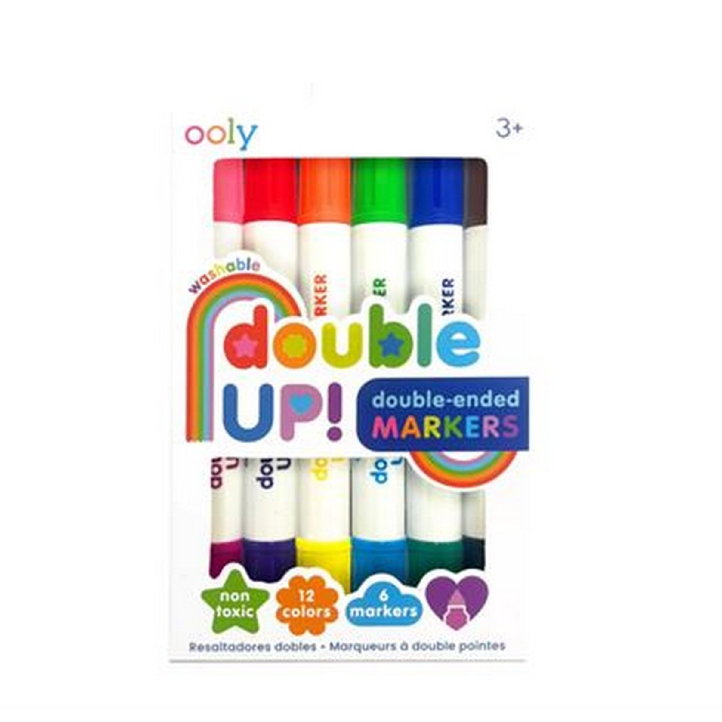 Marcador Dupla Ponta Ooly Double Up - 6 Unidades 1