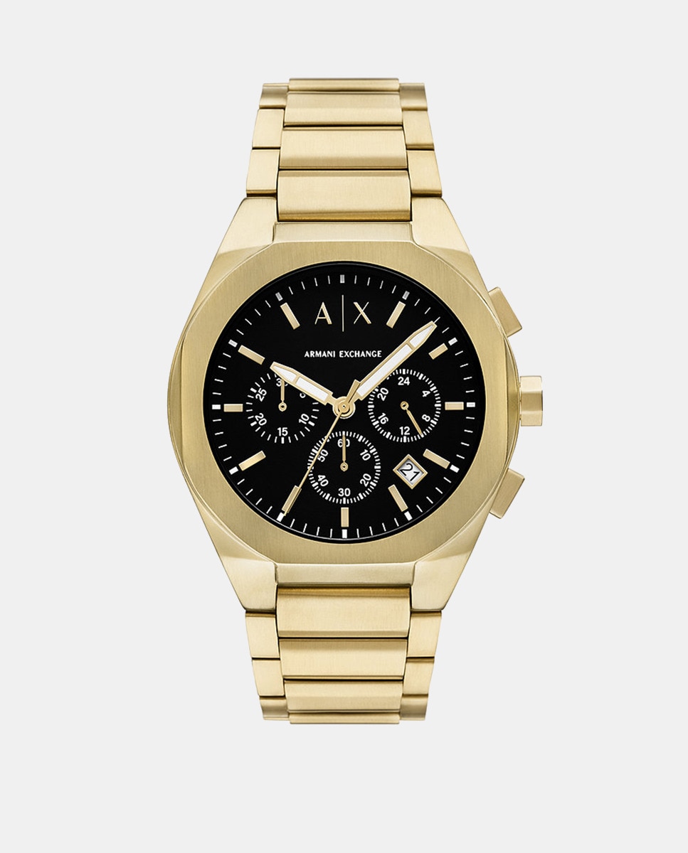 Imagem 0 de Relógio AX4180 Cronógrafo de Aço - Dourado