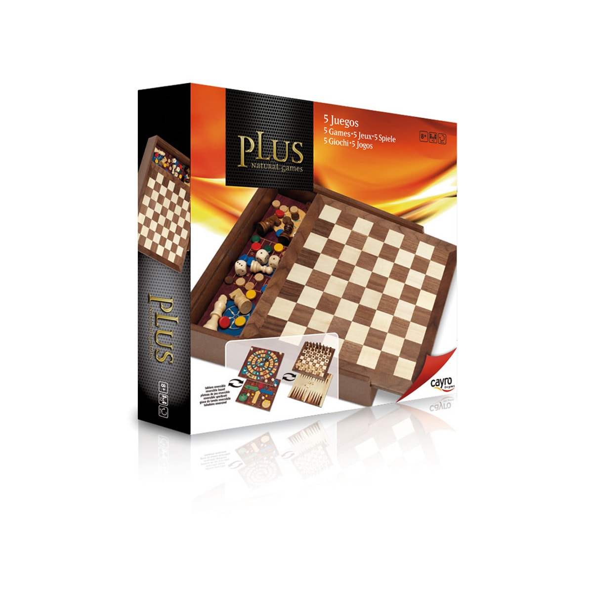 Conjunto de 5 Jogos em 1 Madeira 1