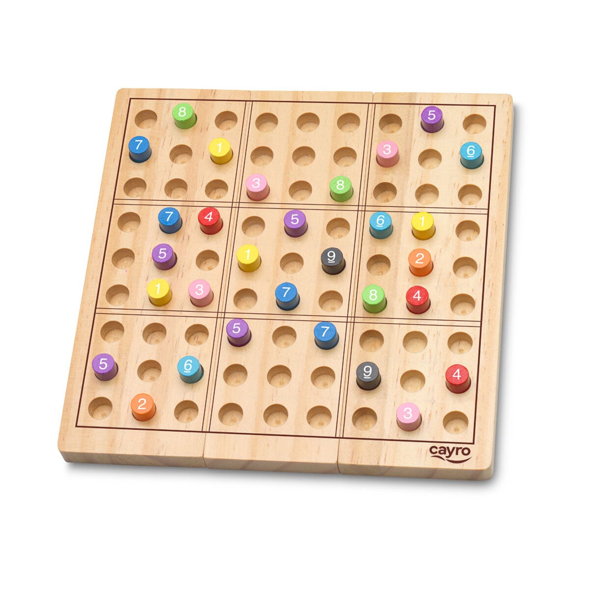Sudoku Cayro de Madeira com Caixa de Metal 2
