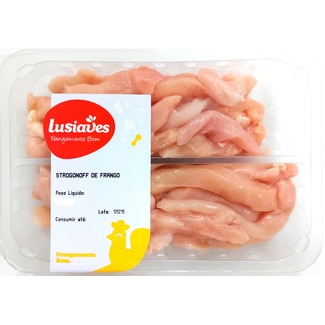 Strogonoff de Frango Peso Aproximado por embalagem 600 g - Lusiaves