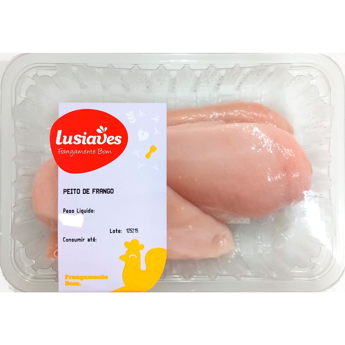 Peito de Frango Peso Aproximado por embalagem 450 g