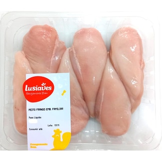 Peito de Frango Embalagem Familiar Peso Aproximado por embalagem 1100 g - Lusiaves