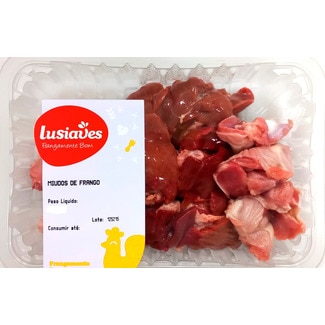 Miúdos de Frango Peso Aproximado por embalagem 400 g - Lusiaves