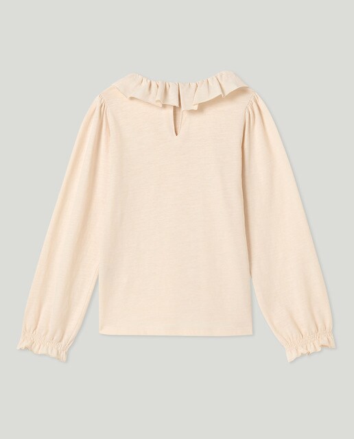 Camiseta Slub Con Cuello