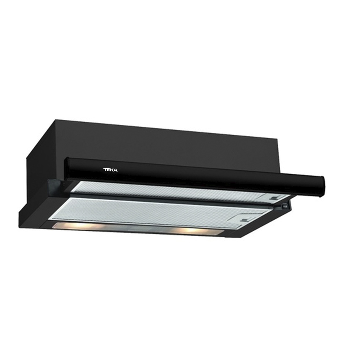 Exaustor Telescópico Encastrável Teka TL 6310 B NEGRA de Dupla Turbina e de 60 cm - Preto Preto-1