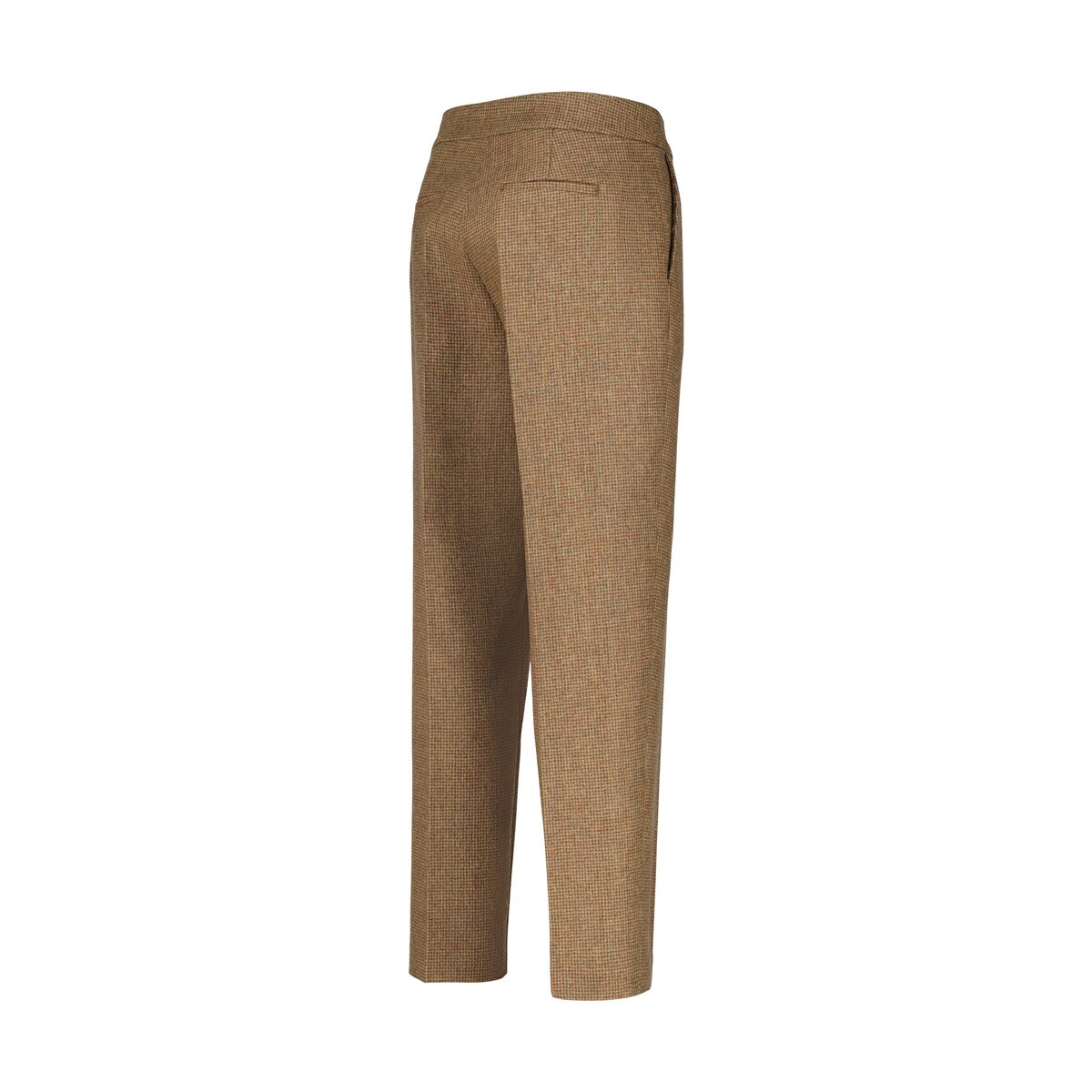 Calças de Mulher aos Mini Quadrados Coral-5