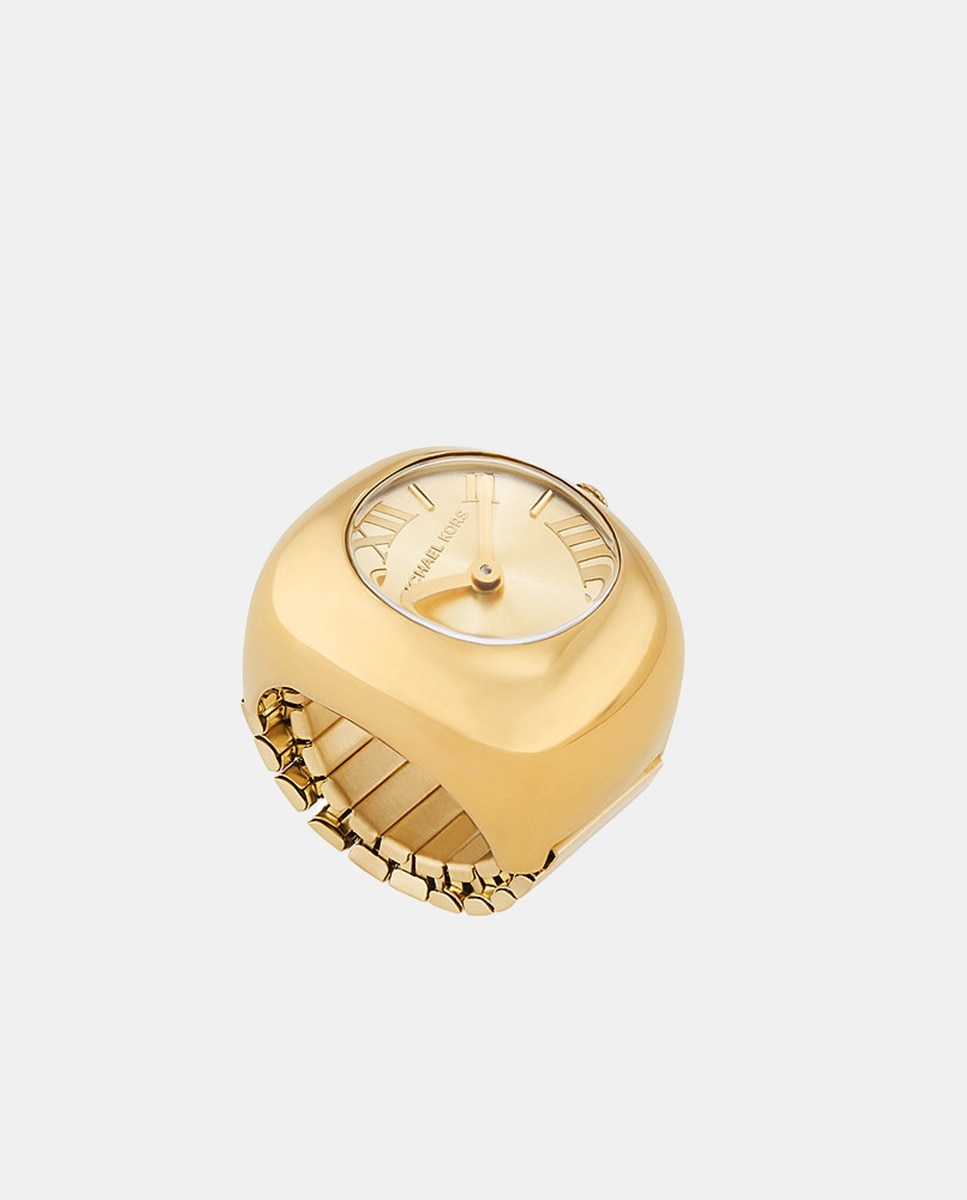 Reloj de mujer MK4847 de acero dorado Oro-2
