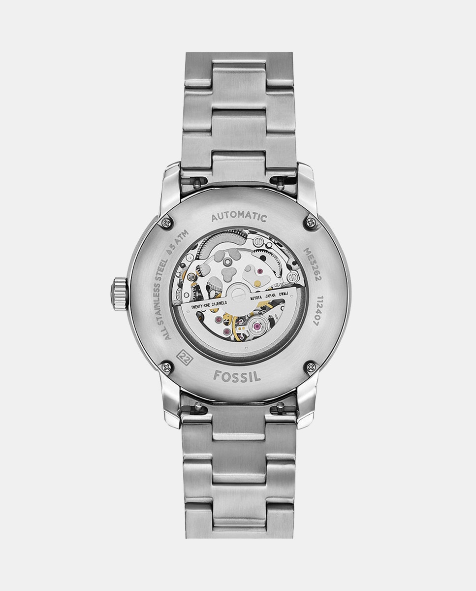 Relógio Heritage ME3262 Automático de Aço Prata-4