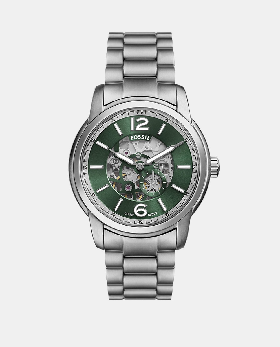 Relógio Heritage ME3262 Automático de Aço Prata-1